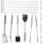 Springos 20 piece stainless steel barbecue set tools