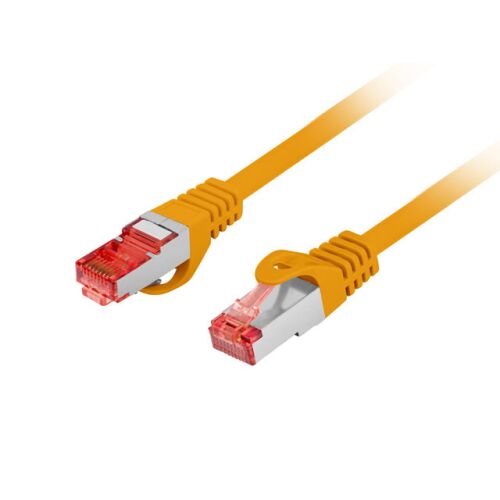 LANBERG Patchcord CAT.6 S/FTP LSZH CU 5m narancssárga Fluke Passed 169468529 - Hálózati kábel