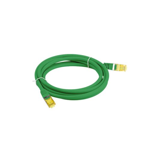 LANBERG Patchcord CAT.6A S/FTP LSZH CU 10m zöld Fluke Passed 169468603 - FTP kábel