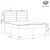 vidaXL Boxspring ágy matraccal 160x200 cm, méretezési rajz, méretek összeszereléshez és illesztéshez