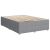 A vidaXL Boxspring ágy alapja lécezett alátámasztással, világosszürke szövet, 140 x 200 cm