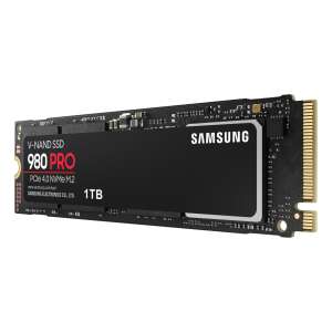Samsung 980 PRO 1TB PCIe 4.0 NVMe M.2 SSD angled view - Samsung SSD Drife