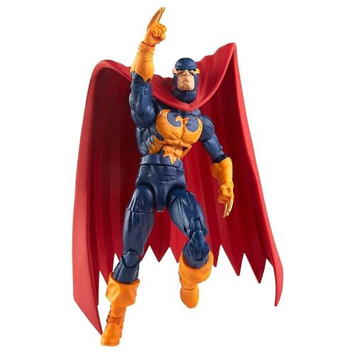 Marvel Legends Series Nighthawk akciófigura (E3969) dinamikus pózban, kicsomagolva fehér háttéren - Mesehős figura