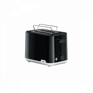 Toster Braun HT1010BK na 2 kromki izolowany na białym tle - Toster