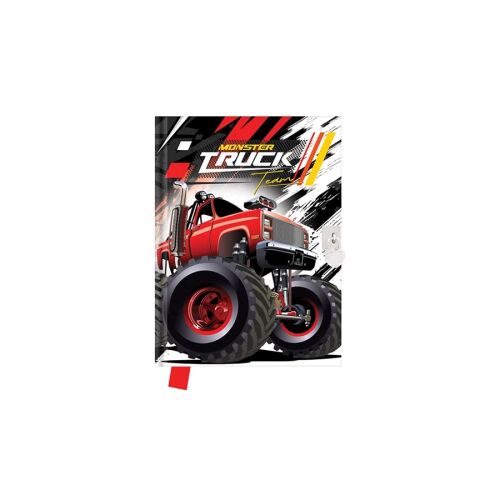 Emlékkönyv Junior Monster Truck Team szív alakú lakattal