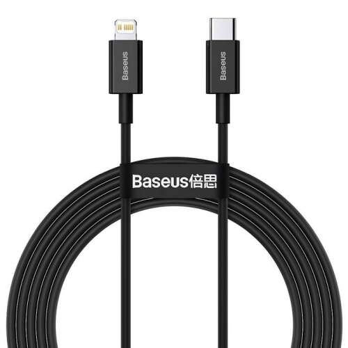 Baseus CATLYS-C01 USB-C auf Lightning Kabel, 2 Meter, schwarz