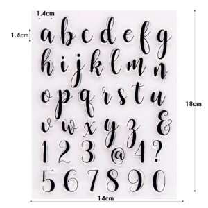 Alphabet and number clear stamps for cake decorating, cookie decorating, and other crafts - Pastry decorating tool