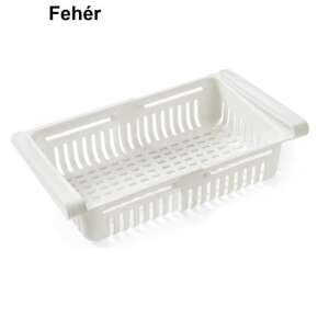 Sertar organizator pentru frigider alb, extensibil, pentru depozitarea alimentelor și băuturilor - Accesorii pentru frigider