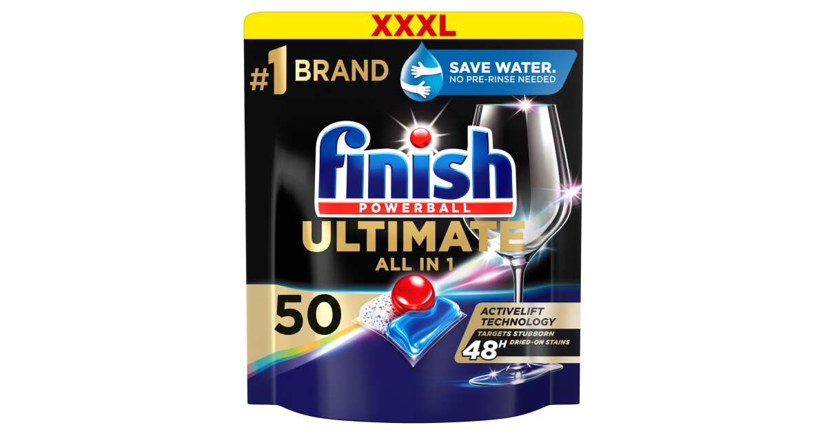 Finish Ultimate All in One regular dishwasher tablets 50pcs