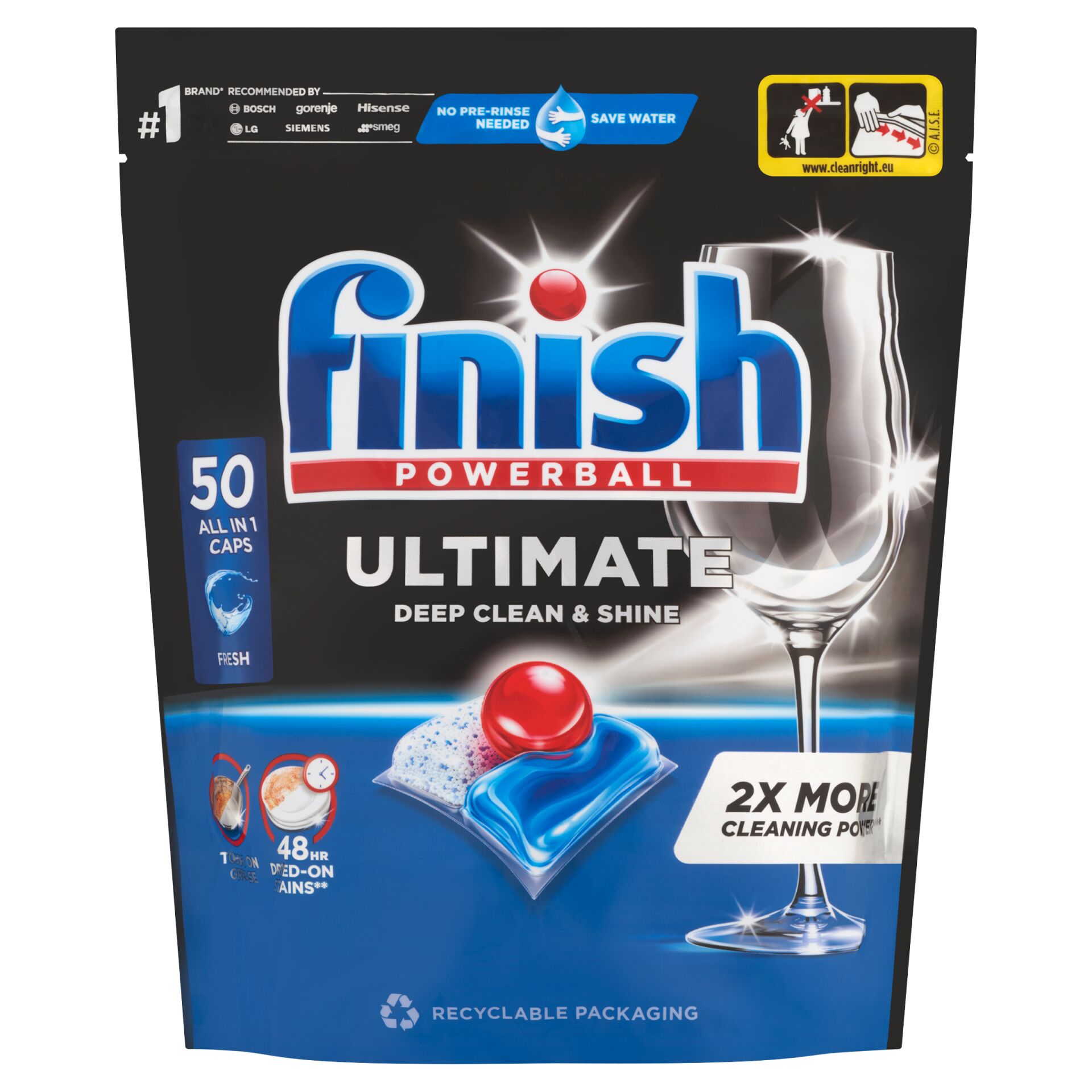 E-shop Finish Ultimate All in 1 Regular Kapsuly do umývačky riadu 50 ks...