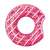 Rosa Donut-Schwimmring mit Streuseln