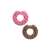 Donut-Schwimmring, rosa und braun, mit Streuseln