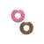 Donut-Schwimmring, rosa und braun, mit Streuseln