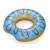 Blauer Donut-Schwimmring mit Streuseln