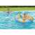 Girl relaxing on Bestway Lemon Inflatable Pool Float in pool