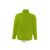 Hátulnézet SOL'S RELAX férfi lime zöld softshell cipzáras dzsekiről, állítható derékrész és gallér részletekkel