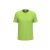 Elölnézet iDeal Basic IB300 MERCURY férfi lime zöld poliészter piké pólóról, 2XL méret, kerek nyakkivágással és kitéphető márkacímkével