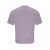 A Just Ts JT009 OVERSIZE 100 PÓLÓ hátulnézete, egyszínű lila színben, 100% fésült gyűrűs fonású pamutból készült, ideális márkázásra vagy egyedivé tételre