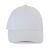 Fehér K-UP GOLD LABEL 5 paneles pamut twill baseball sapka elölnézete.