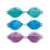 Bestway 21002 swimming goggles in turquoise, blue and purple colors