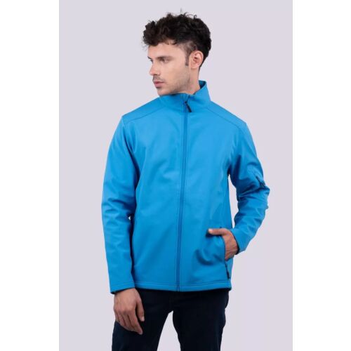 Legend Classics LE800 F&eacute;rfi 3 r&eacute;teg&udblac; softshell dzseki, k&eacute;k, el&uuml;lr&odblac; f&eacute;rfi modellen viselve, v&iacute;z&aacute;ll&oacute;, sz&eacute;l&aacute;ll&oacute;, l&eacute;g&aacute;tereszt&odblac; - Férfi kabát