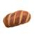 3D bread shaped pillow, 20 cm