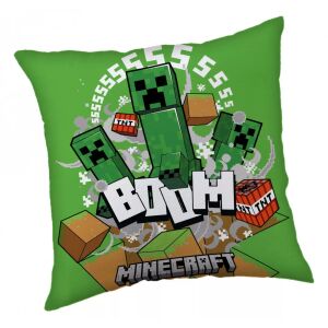 Minecraft Creeper Boom Díszpárna, 40x40 cm - Minecraft
