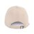 K-UP GOLD LABEL bézs 6 paneles pamut twill baseball sapka hátulnézete állítható fémcsatos záródással