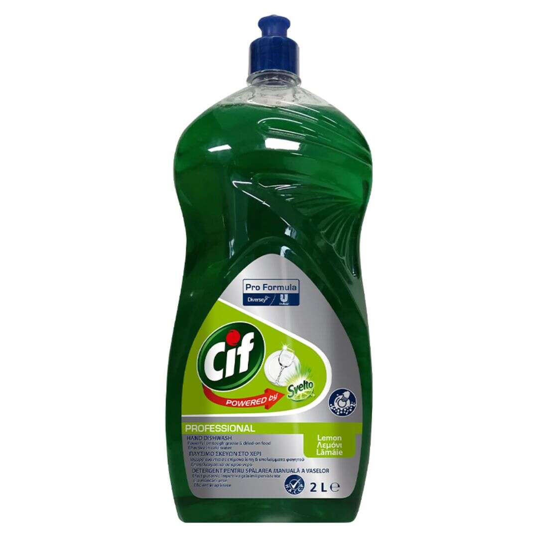Cif Professional Dishwash folyékony kézi mosogatószer Citrom 2l