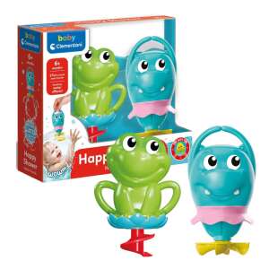 Clementoni Baby Badefreunde 2 Figuren - Frosch und Nilpferd #blau-grün 45147923 Badespielzeug