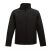 Regatta ABLAZE nyomtatható férfi softshell kabát, fekete, elölnézet