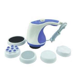 Relax&Tone testmasszírozó többféle fejjel a cellulit csökkentésére, az izmok ellazítására és a bőr feszesítésére - Narancsbőr elleni masszírozó