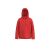 Legend Classics LE820 férfi 3 rétegű levehető kapucnis softshell dzseki, elölnézet, piros