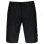 Designed To Work WK763 többzsebes munkás bermuda nadrág fekete színben, elölről, férfiaknak, strapabíró és kényelmes, különböző szakmákhoz