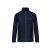 Designed To Work WK6147 uniszex hétköznapi dzseki kétféle anyagból, sötétkék, elölnézetben fektetve, steppelt elől és softshell ujjal