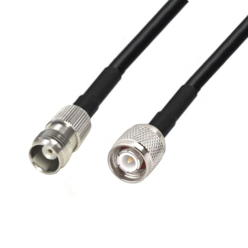 Antennakábel TNC aljzat / TNC dugó RF5 1m, TNC aljzat és TNC dugó közötti RF5 1m-es antennakábel, 50 ohmos impedancia, rádiókommunikációhoz és vezeték nélküli rendszerekhez - Antenna kábel