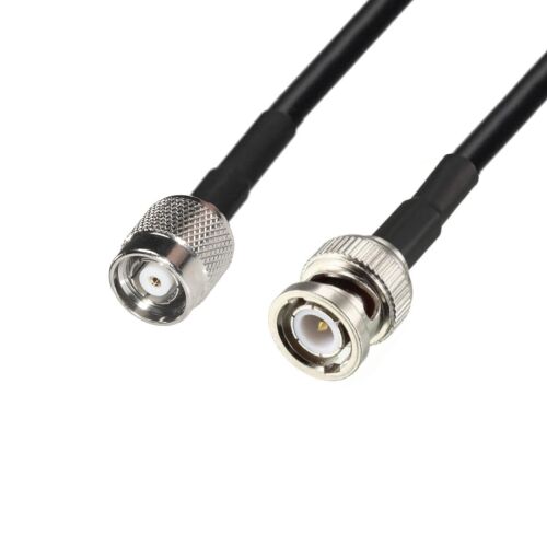 Antennakábel BNC dugó / TNC-RP dugó H155 2m, 50ohm impedancia, rádiós és hálózati kommunikációhoz - Antenna kábel