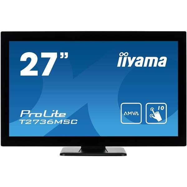 Iiyama touch amva monitor 27" t2736msc-b1, 1920x1080, 16:9, 300cd...