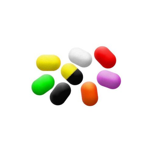 Mikado Zig-Rig Pop-Up Foam Mix, vegyes színű ovális habdarabok pontyhorgászathoz, horgászcsali, lebegő attraktorok, több színben, beleértve a sárgát, fehéret, pirosat, zöldet, feketét, narancsot, lilát - PopUp