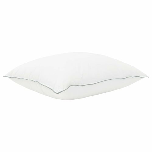 vidaXL fehér párna, 50x50 cm, gyapjú és mikroszál töltettel, sima fehér háttéren - Paplan