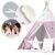 Nukido Indian tent with lantern and cushions - Star #pink-white 97397937