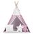 Nukido Indian tent with lantern and cushions - Star #pink-white 97397937