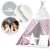 Nukido kids teepee tent details, pink and white star pattern