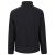 A Regatta RETRA651 SANDSTORM Ripstop Softshell kabát fekete színű hátulnézete fényvisszaverő részletekkel, ideális munkaruházatnak