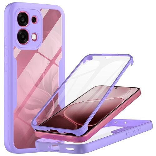 Techsuit - ColorVerse 360 tok kijelzővédelemmel Oppo A6 Pro 4G/5G - lila 169803368 