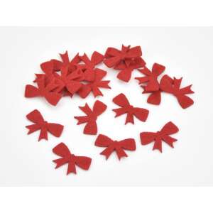20 pack of 3cm red felt bows, perfect for Christmas crafts and decorations - Nonbrand Gift ribbon & bow
