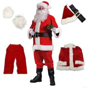 Costum de Moș Crăciun 6 bucăți 45169944 Modă și îmbrăcăminte