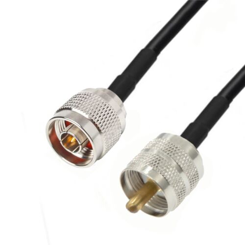 Antennakábel N / wt / UHF / wt LMR240 2m, N dugó UHF dugó, 50 ohmos koaxiális kábel HF antennához - Antenna kábel