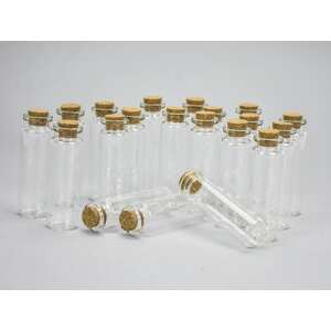 Flasche mit Korkstopfen 7x2cm 20Stk/Packung