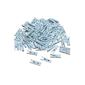 Pęseta drewniana biała 2,5cm 100szt/opak.